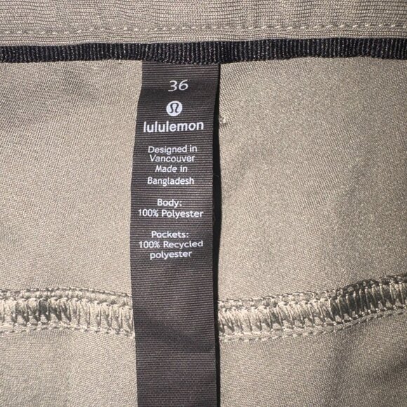 Lululemon ABC Classic Fit Pants Men's size 36 - Picture 8 of 15